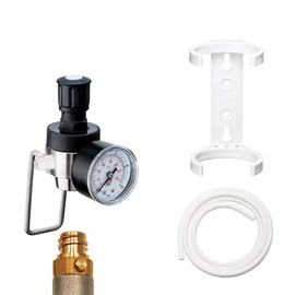 CO2 Pressure Regulator for Use with Standard 425 g CO2 Cylinder Suitable for Quooker Cube System - Water Carbonator Bubble System Buffer Device Carbonator