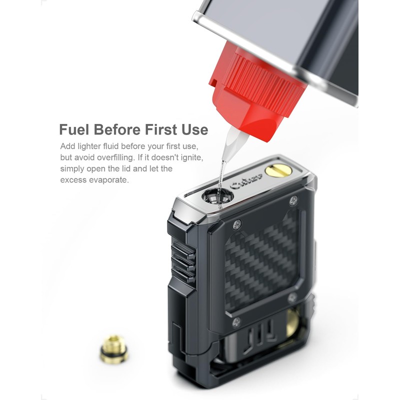 Vintage Classic Mental Trench Flip Lighter for Men