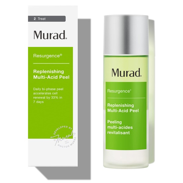 Murad Resurgence Replenishing Multi-Acid Peel - AHA/BHA Salicylic and Glycolic Acid Peel - Skin Renewing Face Peel - Daily Facial Peel Skin Care Treatment, 3.3 Fl Oz