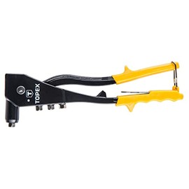 Aluminium Hand Riveter, 2.4, 3.2, 4.0,4.8mm TOPEX 43E701