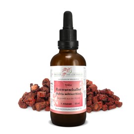 Red Root Sage Tincture - 50 ml, Red Root Sage (Salvia Miltiorrhiza) Drops, 1:4 Extract, Top Premium Quality, Made in Austria, Vegan
