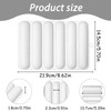 Fchil Silicone Eclair Mold, 6-Cavity Hot Dog Bun Pan, Finger