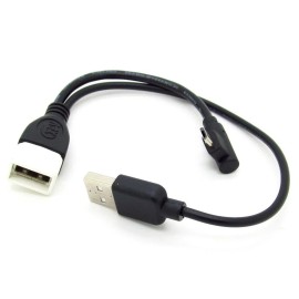 JIUWU Micro USB Male to USB Female Host OTG Cable + USB Power Cable Y Splitter