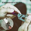 MecArmy Titanium/Copper EH3 Multifunctional Carabiner, Keychain, Pry Bar, Wrench, Bottle