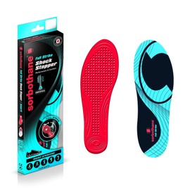 Sorbothane Shock Stopper Full Strike Insoles Mehrfarbig Rot/Grau Size 5-6