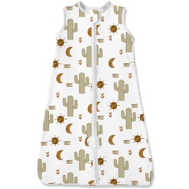 TotAha Light Sleep Sack 6-15 Months 0.5 TOG, Stretchy Baby Wearable Blanket, Silky Comfort, Buttery Soft Sleeping Bag with 2-Way Safe Zippers for Boys and Girls