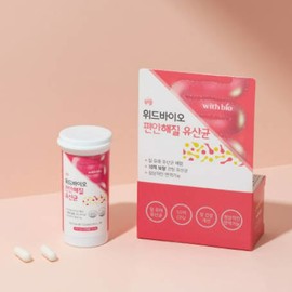 With Bio Vaginal-derived Lactobacillus 1 billion 30 capsules Bacillus Coagulance Contains Zinc / 위드바이오 질유래 유산균 10억 30캡슐 바실러스 코아귤런스 아연 함유