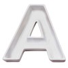 Ivy Lane Design Ceramic Love Letter Dish, Letter A, White