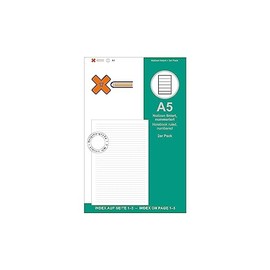 X17 A5 Notebook, Lined Pack of 2, for the Revolutionary X17 Notebook with Interchangeable Booklets