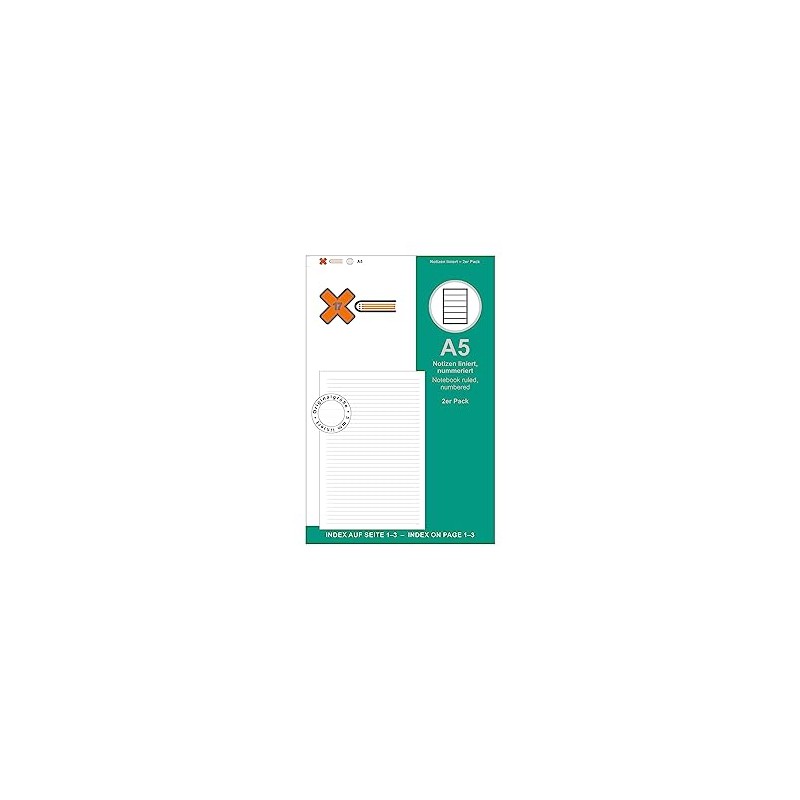 X17 A5 Notebook, Lined Pack of 2, for the Revolutionary