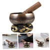 Kisangel 1 Set Meditation Singing Bowl Multi Function Sound Bowl