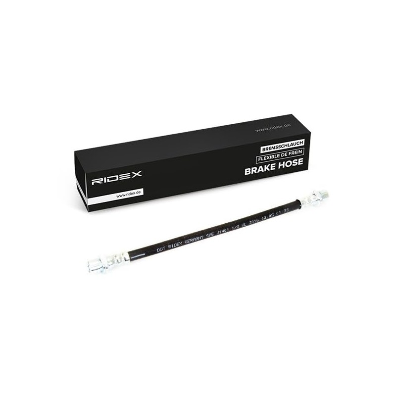 RIDEX Brake Hose 83B0946 Front Both Sides Brake Hoses Length: