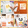 MWOOT 16 PCS Halloween Stencils for Painting on Wall, Halloween