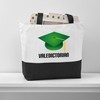 CafePress Valedictorian Graduation (Green) Canvas Tote Top Zipper Closure