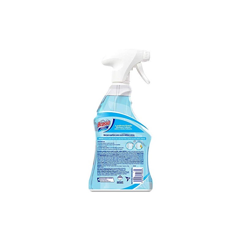 Brasso® Vidrios y Superficies Amonia con atomizador, 650mL