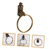 Ciieeo Gold Bathroom Towel Holder Wall-Mounted Hand Towel Ring Hand