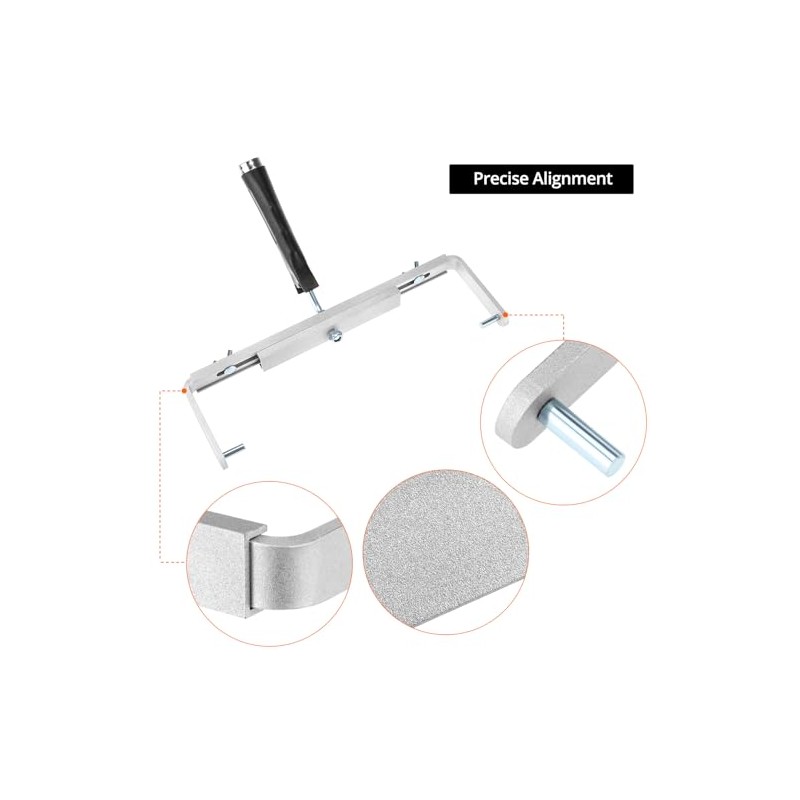 QWORK Paint Roller Holder, 12-18 in Aluminum Roller Frame for