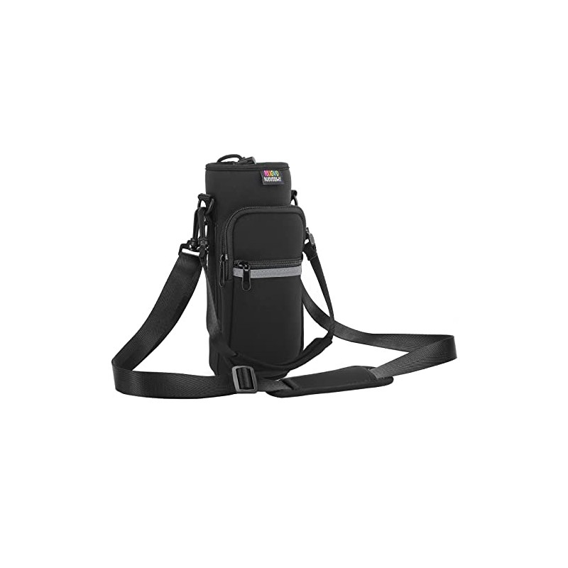 Nuovoware Neoprene Water Bottle Carrier Bag with Adjustable Straps