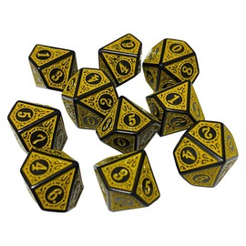 Teegxddy DND Dice Polyhedral Dice Set - 10 Pieces for Dungeon and Dragons MTG RPG - Polyhedral Dice for Dungeons and Dragons Starter Set, Party Game Toy