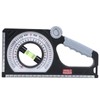Universal Slope Angle Meter, Dual-Scale Rotary Pitch Finder with Level