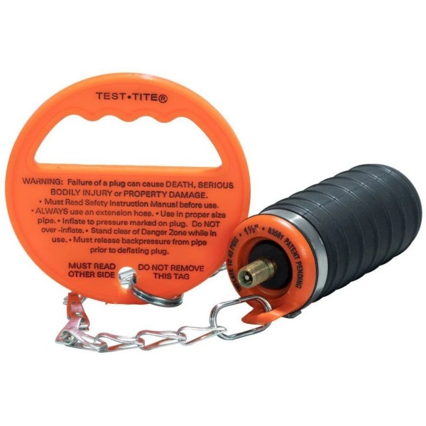 SPECIALTIES 83586 2" PVC Pressure Relief Pneumatic Test Plug NPT