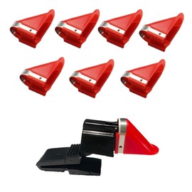 Replacement Blades for Electric Potato Peelers Automatic Rotating Apple Peeler Potato Peeling Machine, Electric Potato Peeler Accessory 8pcs Blades+ 1pcs Blade Holder Clip