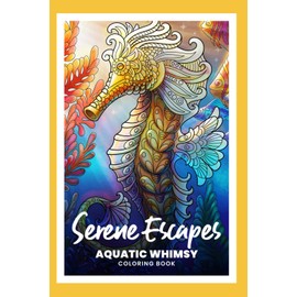 Serene Escapes: Aquatic Whimsey - Adult Coloring Book