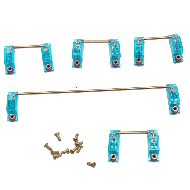 Mechanical Keyboard Stabilizer with GoldPlated Screws Computer Accessory for DIY