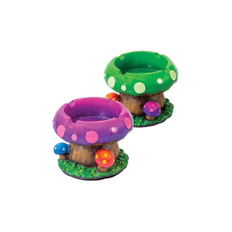 Fujima Fairytale Mushroom Ashtray | 3.5" | Asst | 4pc