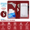 BVYA Server Book for Waitress, 5x9 Inch Server Book with