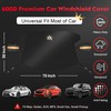 Zettum Car Windshield Cover for Ice and Snow - 600D