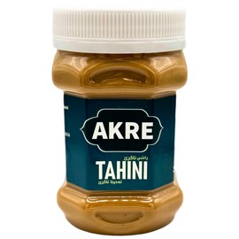 Akre Tahini 100% Pure Sesame Paste 350g | Smooth & Creamy | Rich in Protein & Essential Nutrients (350g (Pack of 1), Tahini)
