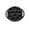DYNAMIC COOKWARES Naturally Nonstick Mini Paniyaram Pan | 8 Inch/20.9