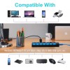 Universal 7 Ports USB Hub 3.0 Powered Splitter ON/OFF Switch