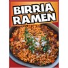 Generic Birria Ramen Decal Window Sticker Mexican Food Truck Concession