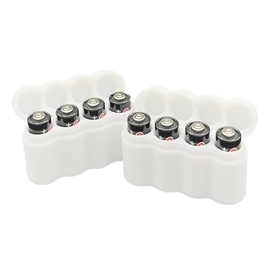 Protect Your Power Slimline A23 / 23A Battery Case, Soft Durable Material - Pack of 2 (Holds 4 Batteries)