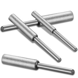 Jiozermi 30 Pcs 1/8" Chainsaw Sharpening Stones Diamond Chainsaw Sharpener Chainsaw Grinding Stone File Silver Chainsaw Accessories for Electric Diamond Sharpening Wheel(5/32'', 3/16'', 7/32'')