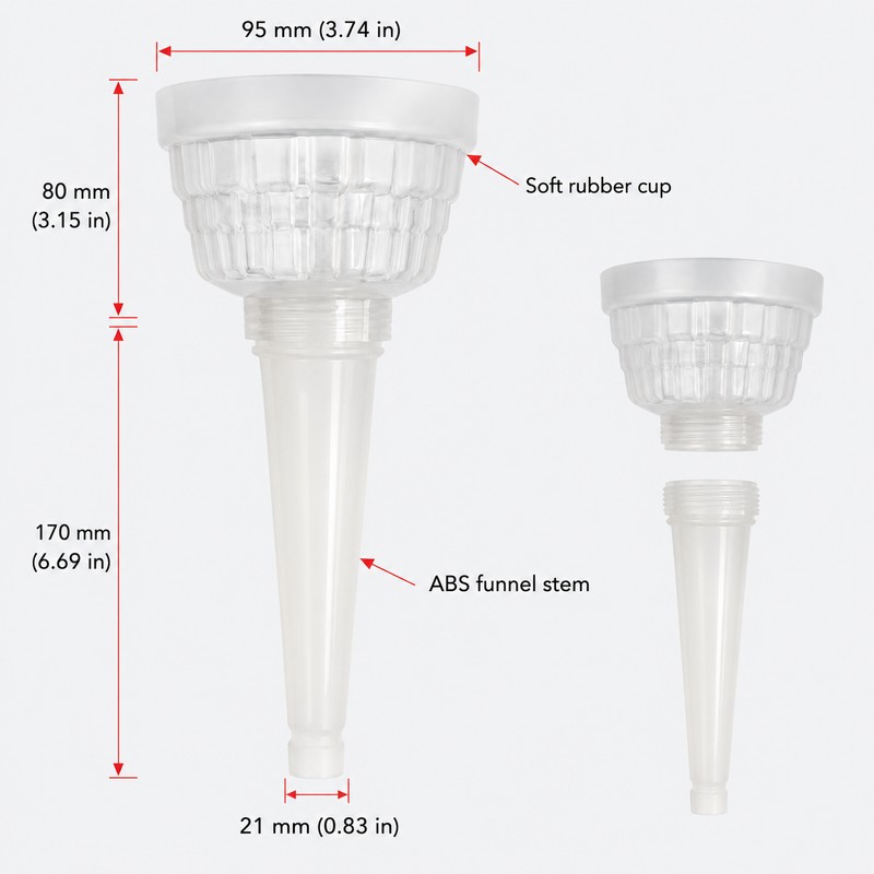 2-in-1 Oil Filter Removal Funnel & Refueling Tool, 3.74-Inch