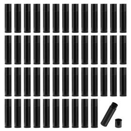 Lippenstifthülsen Leer, 50 Stück, Lippenstift Tube Leer, Lippenstift Rohre Leer, Transparent Lippenpflege Tube, DIY Lippen Balm Tubes Container für Lipgloss, Lippenbalsam