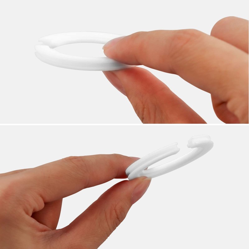 E27 to E14 Plastic Lamp Shade Ring Converter, 42mm to