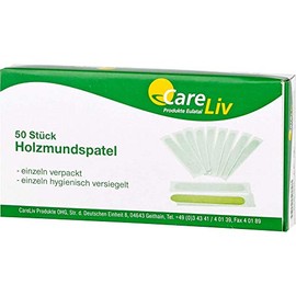 Wooden Mouth Spatula Individually Packed Pack of 50