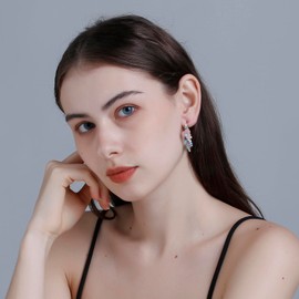 Winssigma Flower Hoop Earrings, Boho Beaded Hoop Earrings Daisy Hoop Earrings Floral Hoop Earrings(Colorful Floral 2)