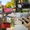 Professional Mailbox Flag Replacement Flag Durable Galvanized Steel Kit Easy