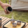 純チタン製 携帯用急須セット 収納ケース付き アウトドア向け