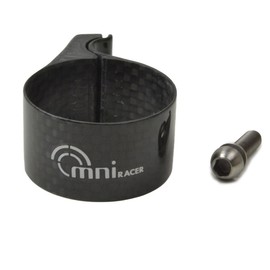 OMNI Racer Worlds Lightest Full Carbon Derailleur Adapter Clamp (34.9mm Glossy)