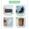 4 Pack Recycle and Trash Decal, Recycle and Trash Logo