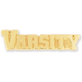 PinMart Varsity Chenille School Sports JV Varsity Letterman Lapel Pin