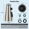 Hibbent Metal Pull Down Spray Head for Kitchen Faucet, Kitchen