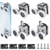 4Pcs Shower Door Rollers, 23mm Shower Rollers for Curved Doors,