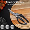 FUZVOL Poultry Shears - Heavy Duty Kitchen Scissors with Safety